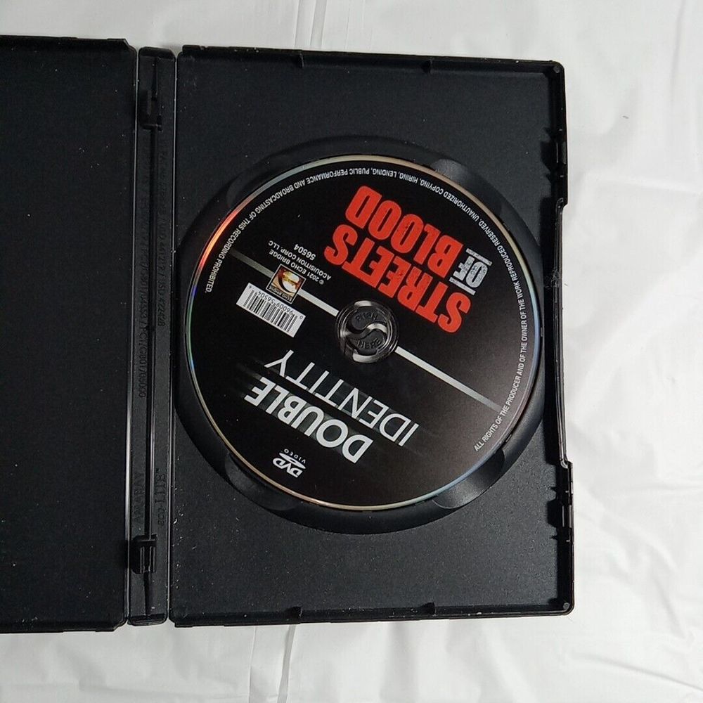 Double Feature Dvd Double Identity & Streets Of Blood - Picture 4 of 4